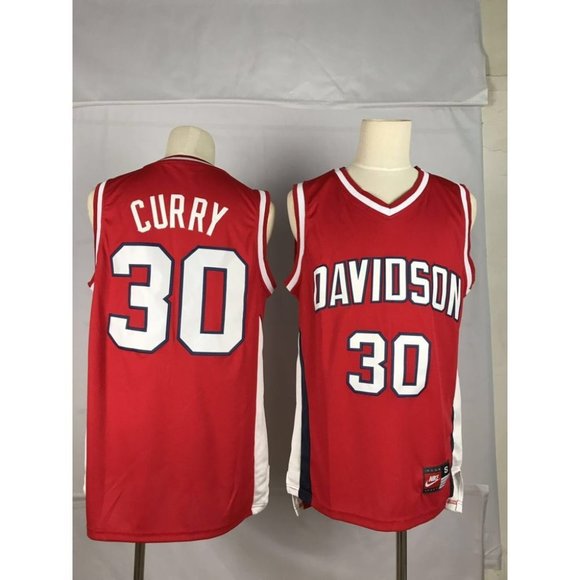 stephen curry red jersey